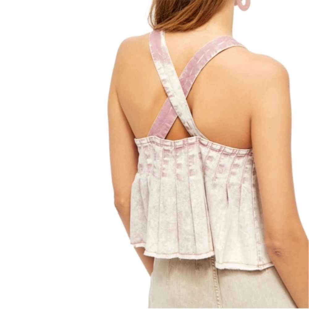 Free People Marina Denim Top
